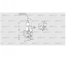 VAS120R/LW (88011591) Газовый клапан Kromschroder