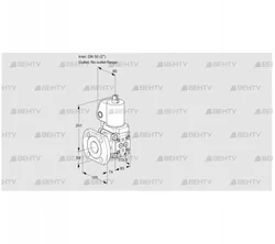 VAS350/-F/NWGL (88019402) Газовый клапан Kromschroder