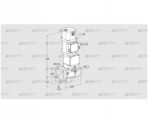 VK 50F10MXA43D (85317210) Газовый клапан с приводом Kromschroder