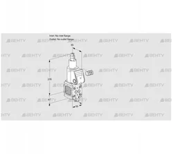 VAS2-/LW (88000026) Газовый клапан Kromschroder