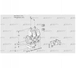 VCD2E40R/40R05D-25NWR3/2-PP/3-PP (88106711) Регулятор давления Kromschroder