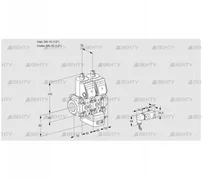 VCG1T15N/15N05NGAQR/PPPP/2-PP (88100447) Клапан с регулятором соотношения Kromschroder