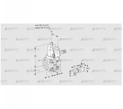 VAS115R/NWSR (88028150) Газовый клапан Kromschroder