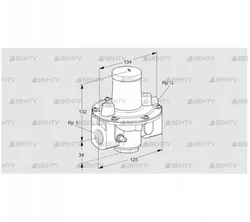 GDJ 25R04-4Z (03155063) Регулятор давления Kromschroder