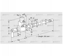 ZMI 16TB200N (84230025) Пилотная горелка Kromschroder