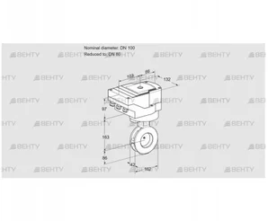 IBGF100/80Z05/20-60W3TR10 (88302081) Дроссельная заслонка Kromschroder