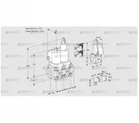 VCS2E40R/40R05NLWSL8/PPBS/3-PP (88107125) Сдвоенный газовый клапан Kromschroder