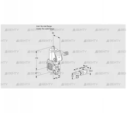 VAS2-/NW (88030095) Газовый клапан Kromschroder