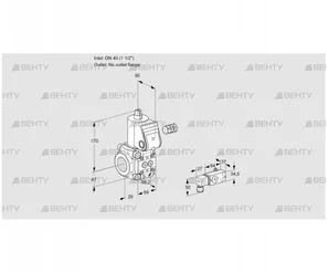 VAS240/-R/NW (88029965) Газовый клапан Kromschroder