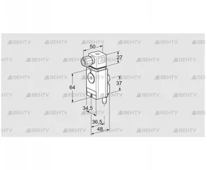 DG 150VC4-6W (84448481) Датчик-реле давления газа Kromschroder