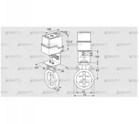 IDR40Z03D100AU/50-60W30TR10 (88303133) Дроссельная заслонка Kromschroder