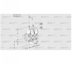 VCG1E15R/25R05NGEWR3/PPPP/PPPP (88101390) Клапан с регулятором соотношения Kromschroder