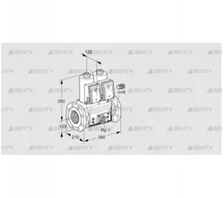 VCS8100F05NNKR3E/PPEP/PPPP (88205304) Сдвоенный газовый клапан Kromschroder