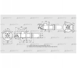 BIC 100RGL-200/235-(77)ER (84033523) Газовая горелка Kromschroder