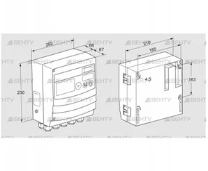 BCU460W3P1C1D0000K1E1-/LM400WF0O0E1- (88680245) Блок управления горением Kromschroder