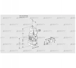 VAD1-/15R/NWGR-25B (88013841) Газовый клапан с регулятором давления Kromschroder