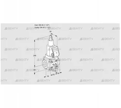 VAS3T40N/LQSR (88032681) Газовый клапан Kromschroder