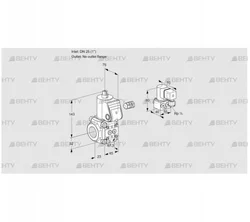 VAS125/-R/NW (88012896) Газовый клапан Kromschroder