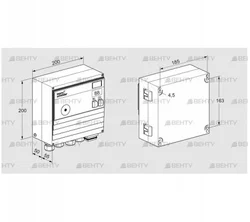 BCU460-5/1LW3GBS2B1/1 (88610077) Блок управления горением Kromschroder