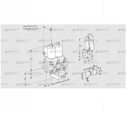 VCG1T15N/15N05NGAQGL/PPBS/2-PP (88100732) Клапан с регулятором соотношения Kromschroder