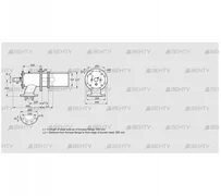 ZIC 200HB-550/585-(21)D (84199168) Газовая горелка Kromschroder