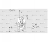 VCG2E40R/40R05NGEWR3/3--3/PPPP (88105793) Клапан с регулятором соотношения Kromschroder