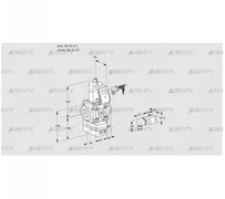 VAD350R/NW-100A (88034024) Газовый клапан с регулятором давления Kromschroder