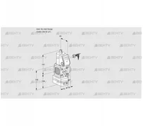 VAV3-/50R/NWAK (88012063) Газовый клапан с регулятором соотношения Kromschroder