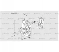 VCV3E50R/50R05LVKWR/PPPP/PPBS (88104271) Клапан с регулятором соотношения Kromschroder