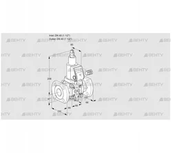 VAS240F/LWSR (88010196) Газовый клапан Kromschroder