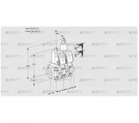 VCS3E50R/50R05NLWGR8/PPPP/PPPP (88104323) Сдвоенный газовый клапан Kromschroder