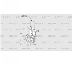 VAS350R/NW (88001041) Газовый клапан Kromschroder