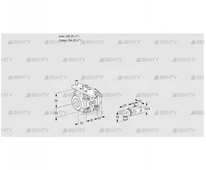 VFC125/25R05-20PP-2 (88303832) Регулирующий клапан Kromschroder