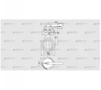 DKR 400Z03H650D (72701570) Дроссельная заслонка Kromschroder