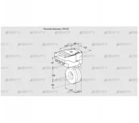 IBG65Z05/20-15W3E (88303181) Дроссельная заслонка Kromschroder