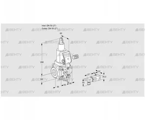 VAS350R/LWSR (88002427) Газовый клапан Kromschroder