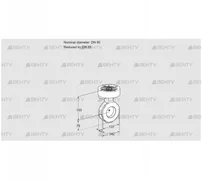 BVGF80/65W05 (88300051) Дроссельная заслонка Kromschroder