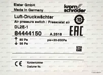Реле давления Kromschroder DL 2E-1
