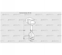 BVHR100Z01A (88302693) Дроссельная заслонка Kromschroder