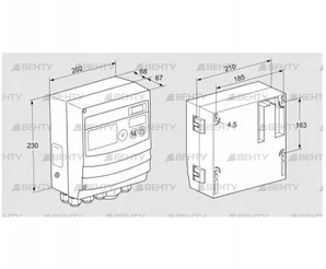 BCU465W8P2C1D1210K1E1-/LM400WF3O0E1- (88680237) Блок управления горением Kromschroder