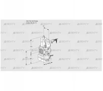 VAG1-/25R/NKAE (88004626) Газовый клапан с регулятором соотношения Kromschroder