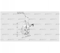 VAS110R/NQSR (88004854) Газовый клапан Kromschroder