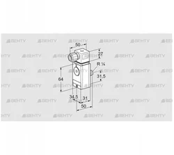 DG 17VC8D-6W (84448053) Датчик-реле давления газа Kromschroder