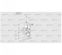 VAD125R/NW-100A (88010459) Газовый клапан с регулятором давления Kromschroder