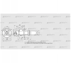 BIC 80HM-50/85-(35)F (84032116) Газовая горелка Kromschroder