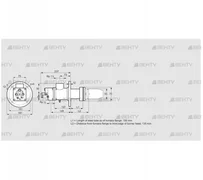 BIC 50HB-100/135-(37)D (84030120) Газовая горелка Kromschroder