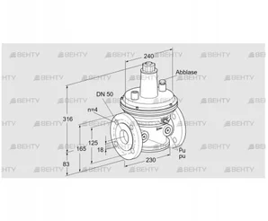 VAR 50F05-2 (86054041) Стабилизатор давления Kromschroder