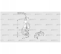 VAS1T15/-N/LQSR (88028266) Газовый клапан Kromschroder