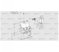 VCH2E40R/40R05NHEWL/PPBS/PPPP (88100514) Клапан с регулятором расхода Kromschroder