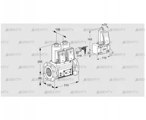 VCS780F05NNWRE/PPPP/PPZ- (88207640) Сдвоенный газовый клапан Kromschroder